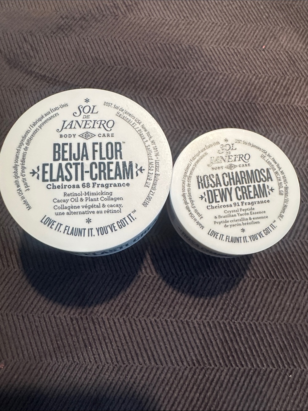 Sol de Janeiro Bundle- Beija Flor Elasti-Cream & Rosa Charmosá Dewy Cream Duo